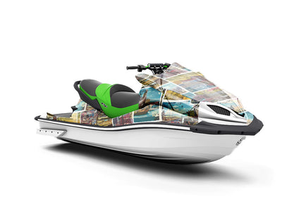 Visit Soon Sticker Bomb Jet Ski Vinyl Customized Wrap