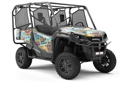 Visit Soon Sticker Bomb Utility Vehicle Vinyl Wrap
