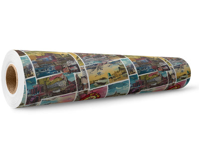 Visit Soon Sticker Bomb Wrap Film Wholesale Roll~Rwraps Series 914 Digitally Printed Vinyl Roll~5