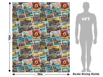 Visit Soon Sticker Bomb Vehicle Wrap Scale~Rwraps Series 914 Visit Soon Sticker Bomb Measurements~2