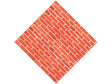 Vivid Red Brick Vinyl Wrap Pattern