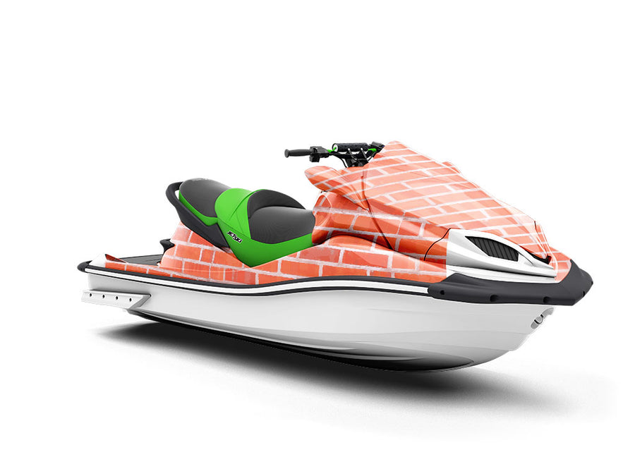 Vivid Red Brick Jet Ski Vinyl Customized Wrap