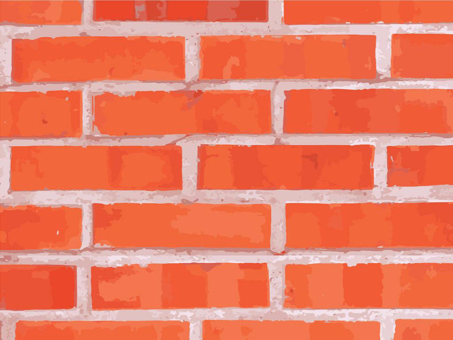 Vivid Red Brick Vinyl Wrap Pattern~Rwraps Series 914 Digitally Printed Vinyl Wrap~0