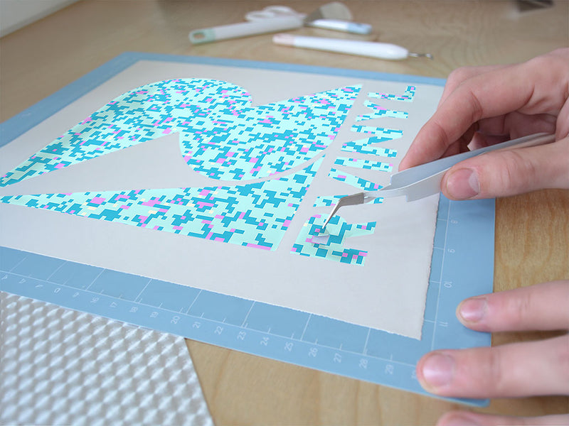 vivid skies pixel Easy Weed Craft Vinyl