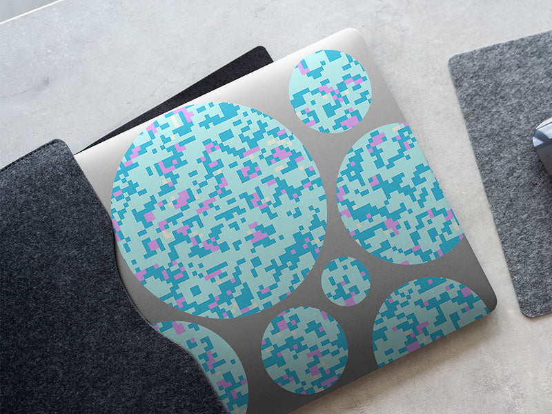 vivid skies pixel DIY Laptop Stickers