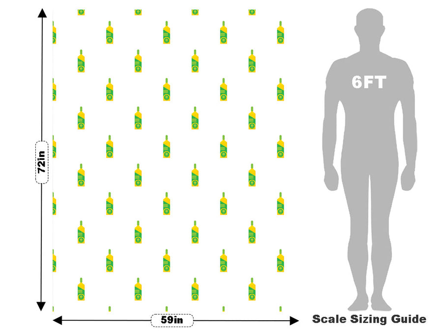 Vodka Bottles Alcohol Vehicle Wrap Scale~Rwraps Series 914 Vodka Bottles Alcohol Measurements~1