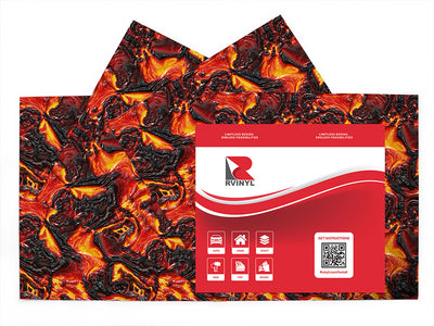 volatile temperament lava Craft Vinyl Sheet Pack