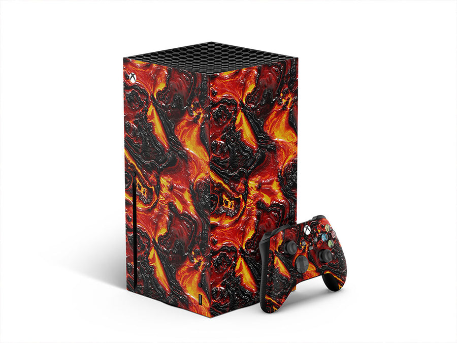 volatile temperament lava XBOX DIY Decal