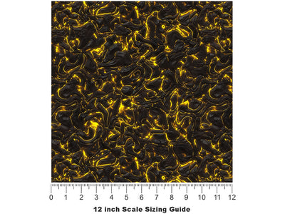 Volcanic Bomb Lava Vinyl Film Pattern Size 12 inch Scale~Rwraps Volcanic Bomb Lava Sizing Chart~2