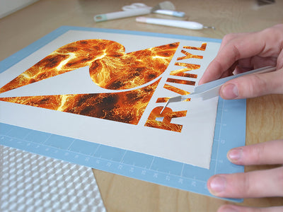 volcanic field lava Easy Weed Craft Vinyl