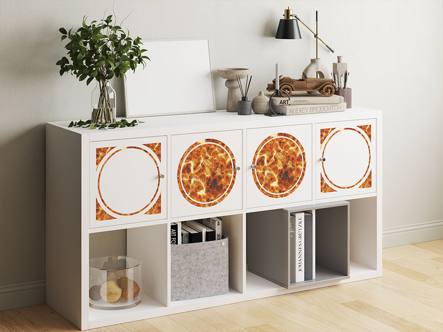 volcanic field lava DIY Furniture Stickers