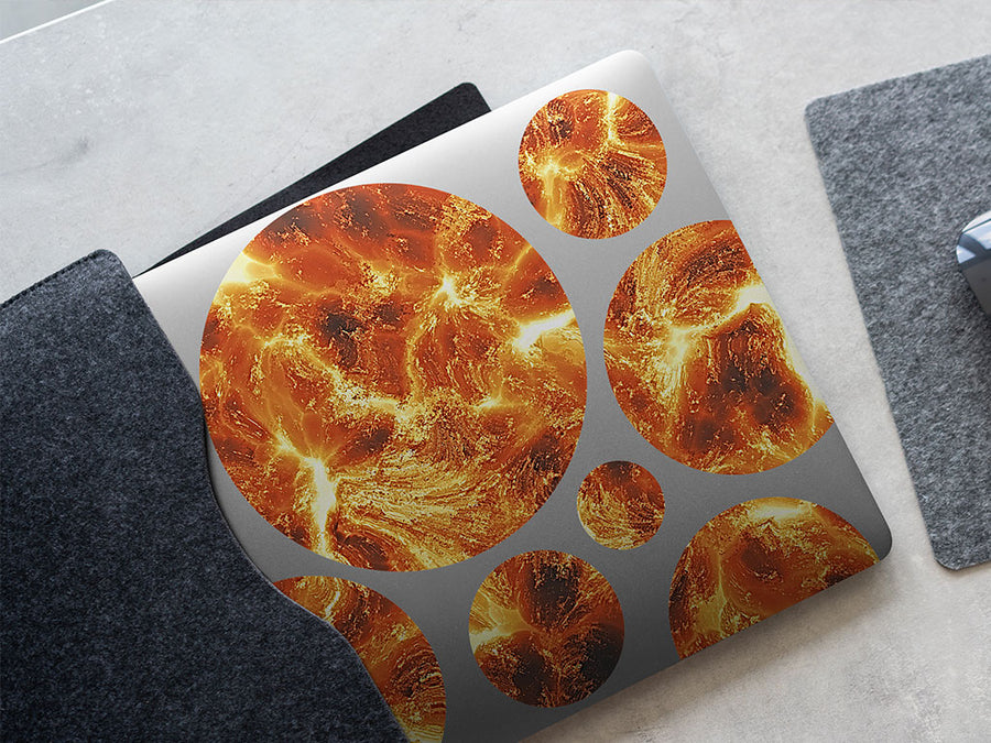 volcanic field lava DIY Laptop Stickers