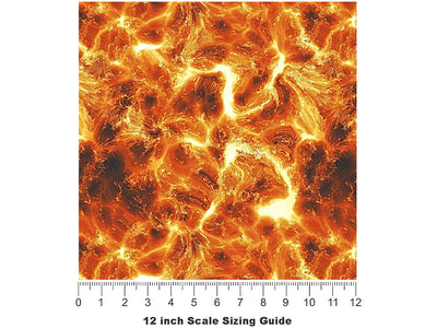 Volcanic Field Lava Vinyl Film Pattern Size 12 inch Scale~Rwraps Volcanic Field Lava Sizing Chart~2