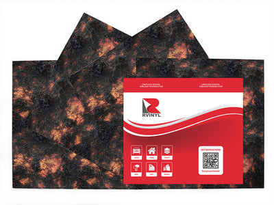 volcanic stone lava Craft Vinyl Sheet Pack