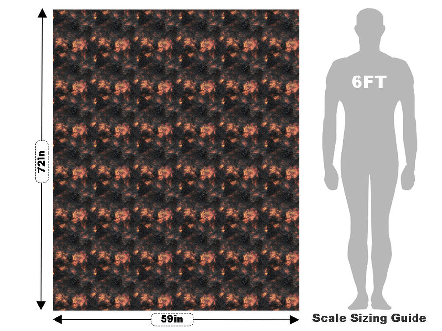 Volcanic Stone Lava Vehicle Wrap Scale~Rwraps Series 914 Volcanic Stone Lava Measurements~1