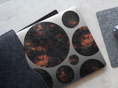 volcanic winter lava DIY Laptop Stickers