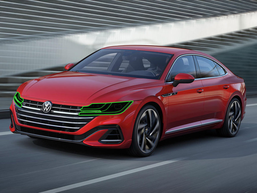 volkswagen arteon 2019-2023 Headlight Tint Location