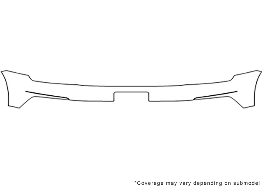 atlas Avery Dennison Clear Bra Bumper Precut PPF Diagram