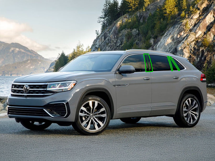 volkswagen atlas 2018-2023 Pillar Post Trim Installation Location