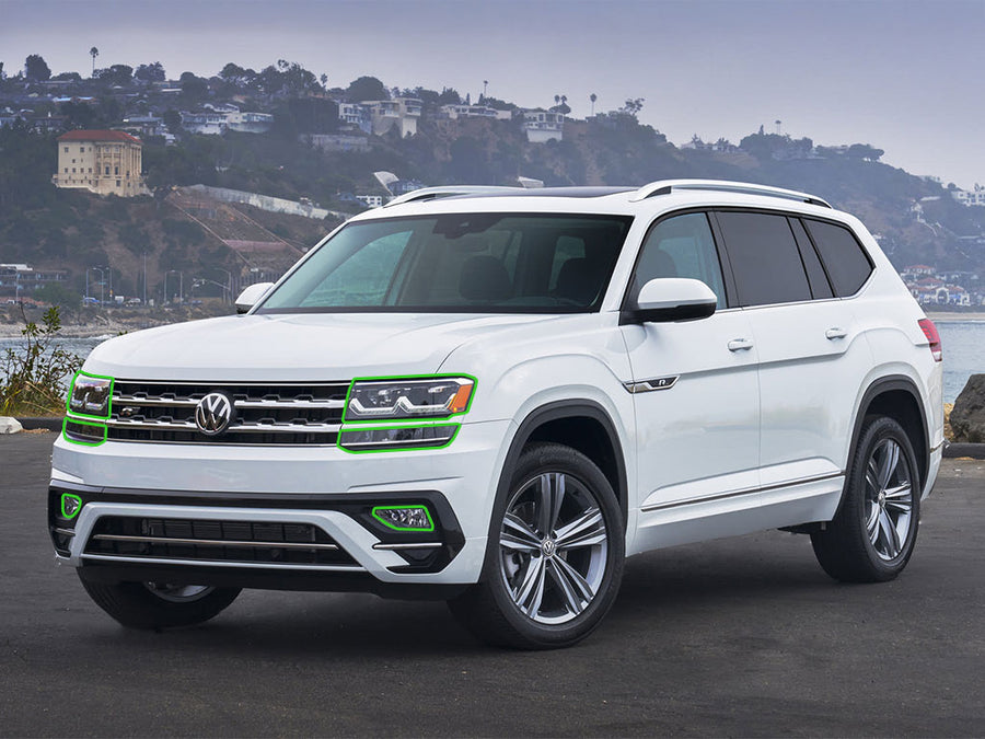 volkswagen atlas 2018-2020 Headlight Protection Installation Location