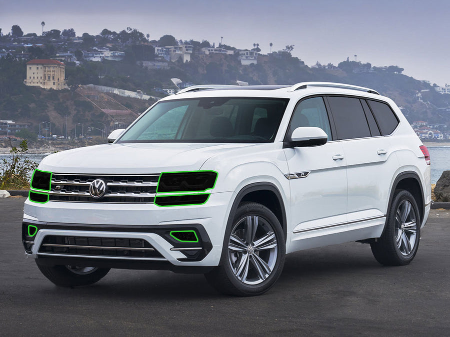 volkswagen atlas 2018-2020 Headlight Tint Location