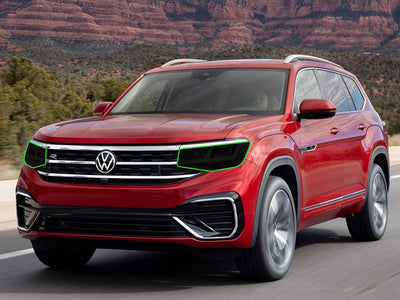 volkswagen atlas 2021-2023 Headlight Tint Location
