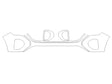 atlas Avery Dennison Clear Bra Bumper Precut PPF Diagram