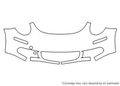 beetle Avery Dennison Clear Bra Bumper Precut PPF Diagram