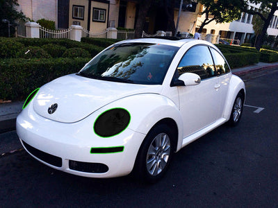 volkswagen beetle 2006-2010 Headlight Tint Location