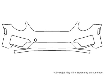 beetle Avery Dennison Clear Bra Bumper Precut PPF Diagram