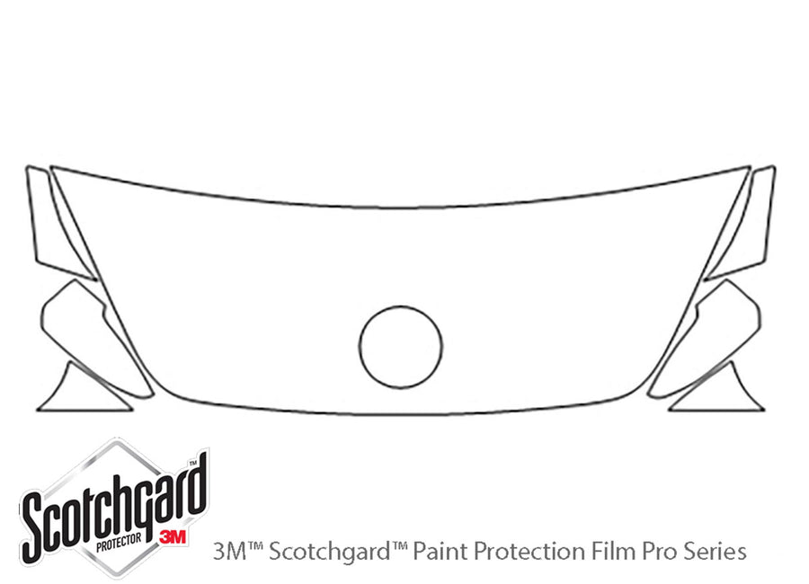 beetle 3M Clear Bra Hood Precut PPF Diagram