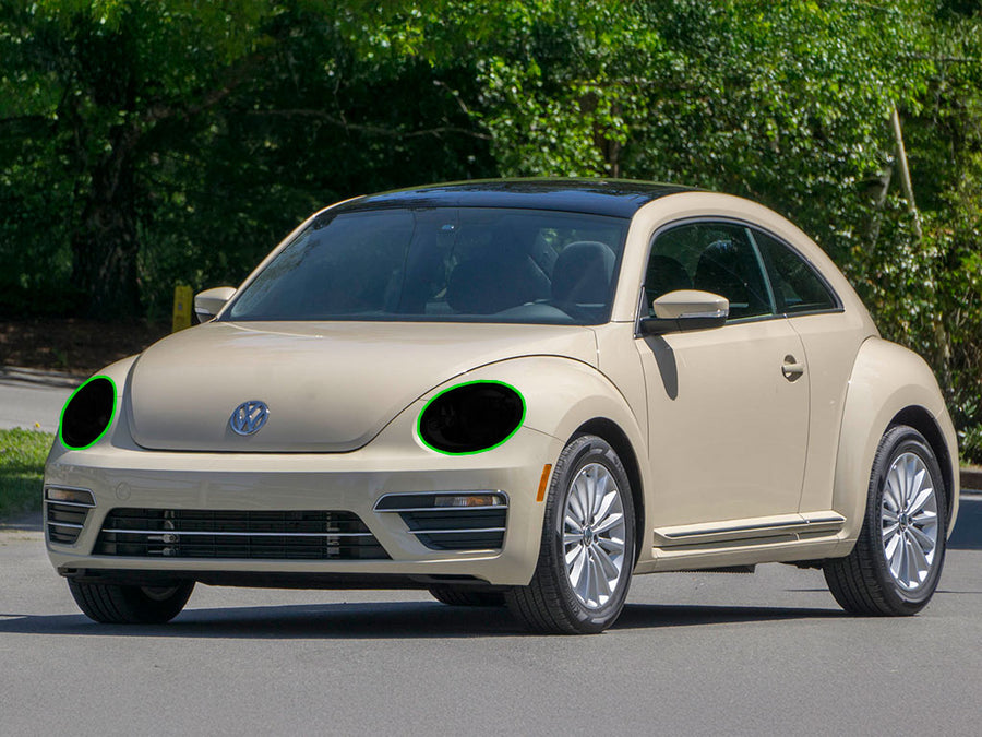 volkswagen beetle 2018-2019 Headlight Tint Location
