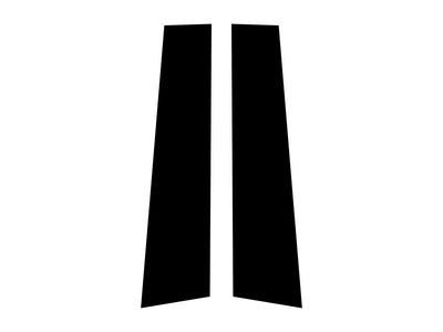 volkswagen cabrio 1995-2002 Carbon Fiber Pillar Trim Diagram