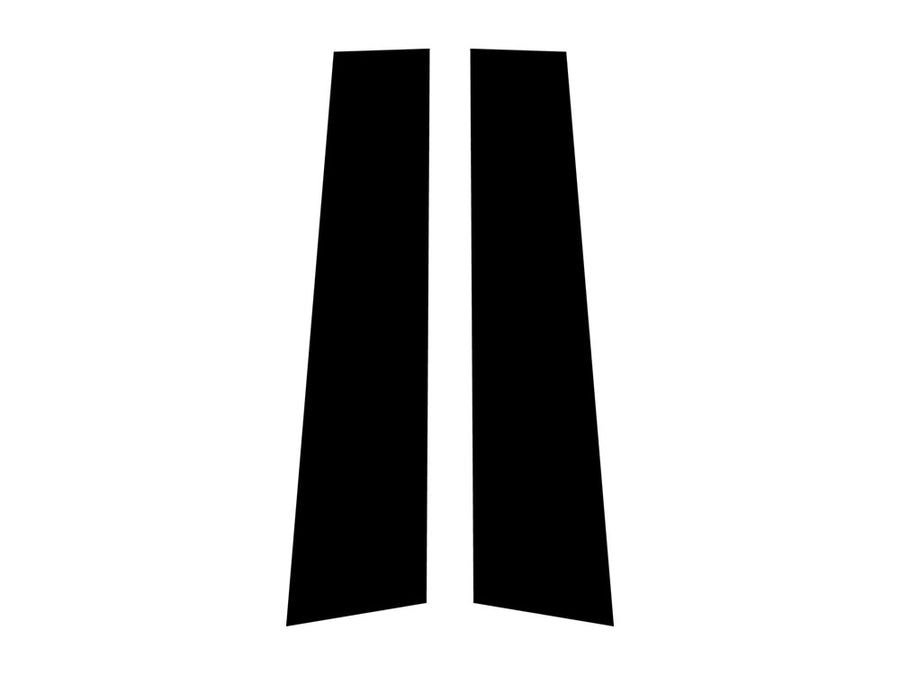 volkswagen cabrio 1995-2002 Matte Black Pillar Trim Diagram