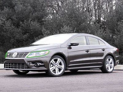 volkswagen cc 2013-2017 Headlight Protection Installation Location