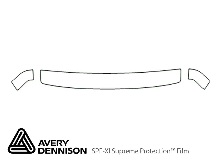 corrado Avery Dennison Clear Bra Hood Precut PPF Diagram