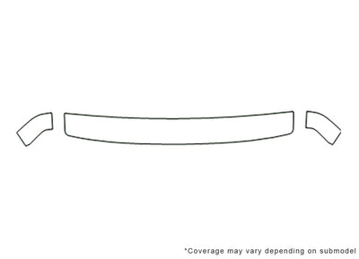 corrado Avery Dennison Clear Bra Hood Precut PPF Diagram