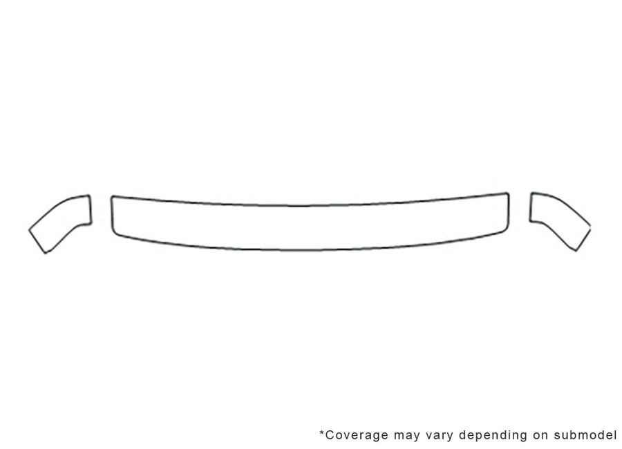 corrado Avery Dennison Clear Bra Hood Precut PPF Diagram