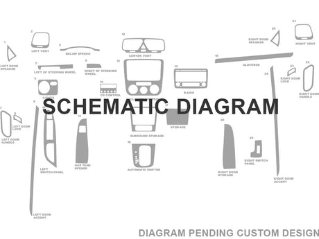 volkswagen custom Dash Kit Diagram