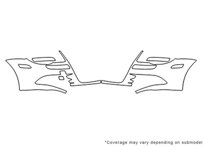 eos Avery Dennison Clear Bra Bumper Precut PPF Diagram