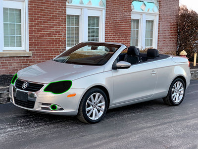 volkswagen eos 2007-2011 Headlight Tint Location