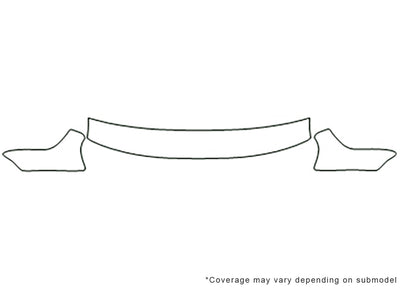 golf 3M Clear Bra Hood Precut PPF Diagram