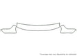 golf Avery Dennison Clear Bra Hood Precut PPF Diagram