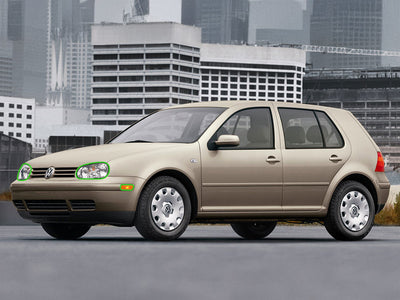 volkswagen golf 1993-1998 Headlight Protection Installation Location