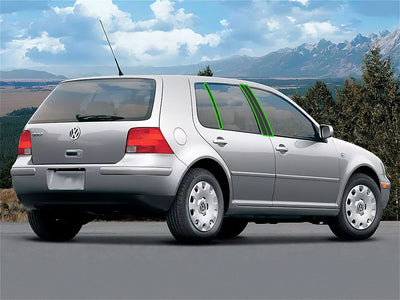 volkswagen golf 1999-2005 (4 door) Pillar Post Trim Installation Location