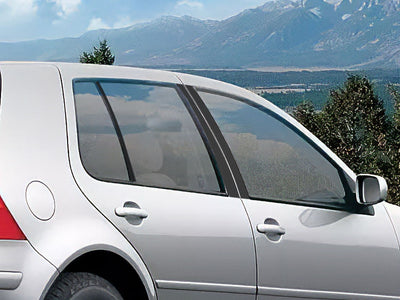 volkswagen golf 1999-2005 (4 door) Gloss Black Pillar Cover Diagram