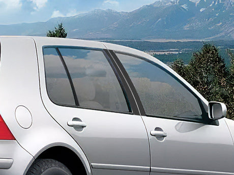 volkswagen golf 1999-2005 (4 door) Matte Black Pillar Cover Diagram