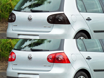 golf Before and After Smoked Taillights