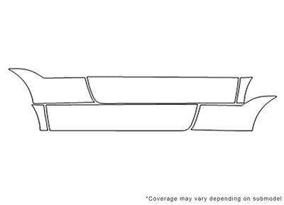 golf 3M Clear Bra Door Cup Precut PPF Diagram