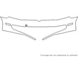 golf Avery Dennison Clear Bra Bumper Precut PPF Diagram